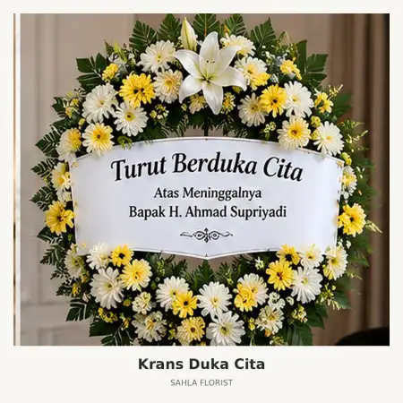 Krans Bunga Duka Cimanggis